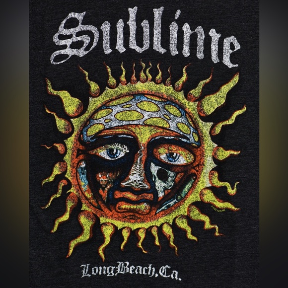 Sublime Women’s Band Concert Short Sleeve T-Shirt Size Small Gray - Picture 3 of 4